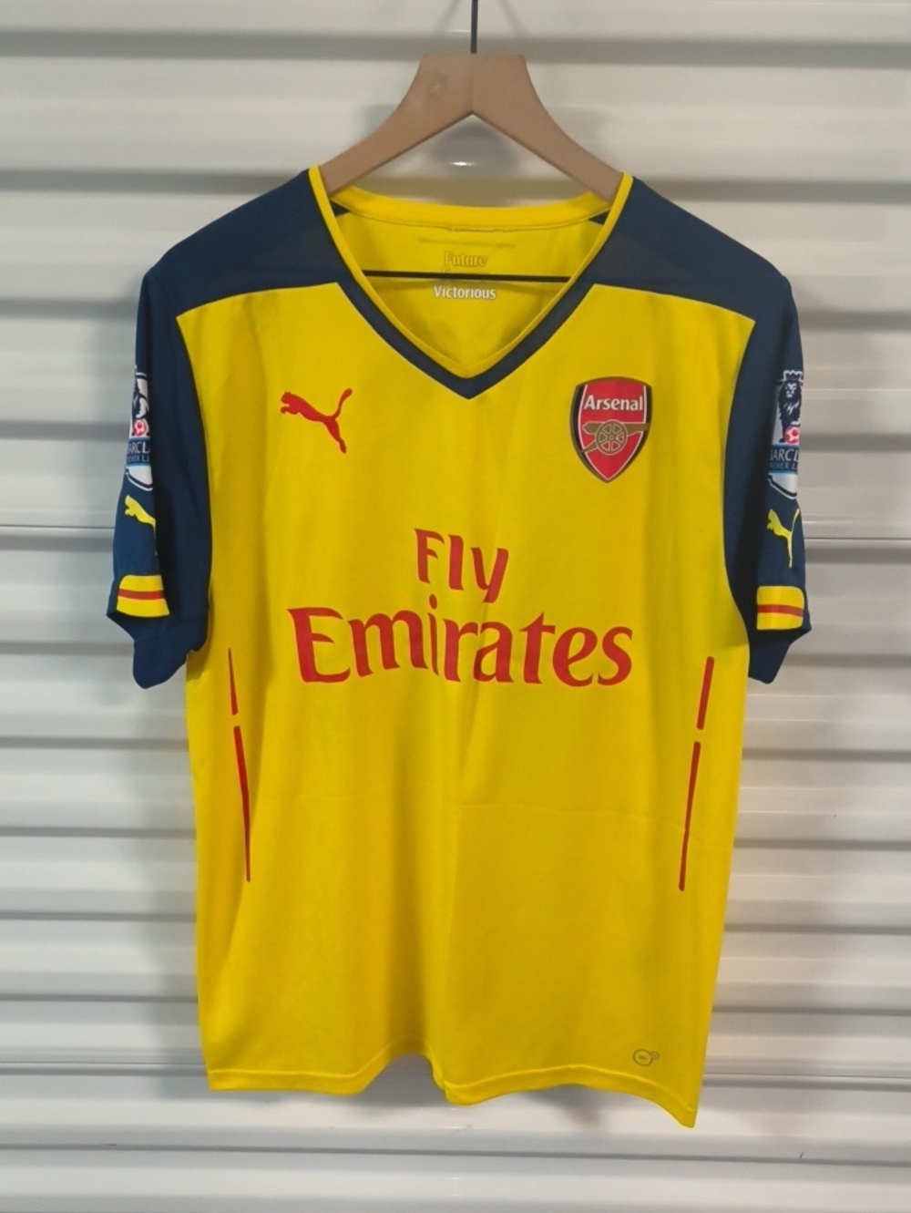 2014-2015 Puma Arsenal Customized Away Soccer Football Jersey L